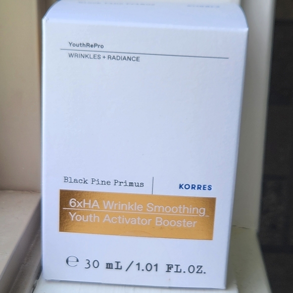 NIB KORRES 6X HA WRINKLE SMOOTHING YOUTH ACTIVATOR BOOSTER SERUM - Picture 8 of 12